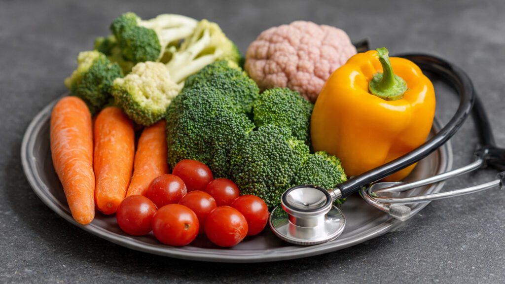 Alimentação saudável como pilar do tratamento de doenças crônicas.