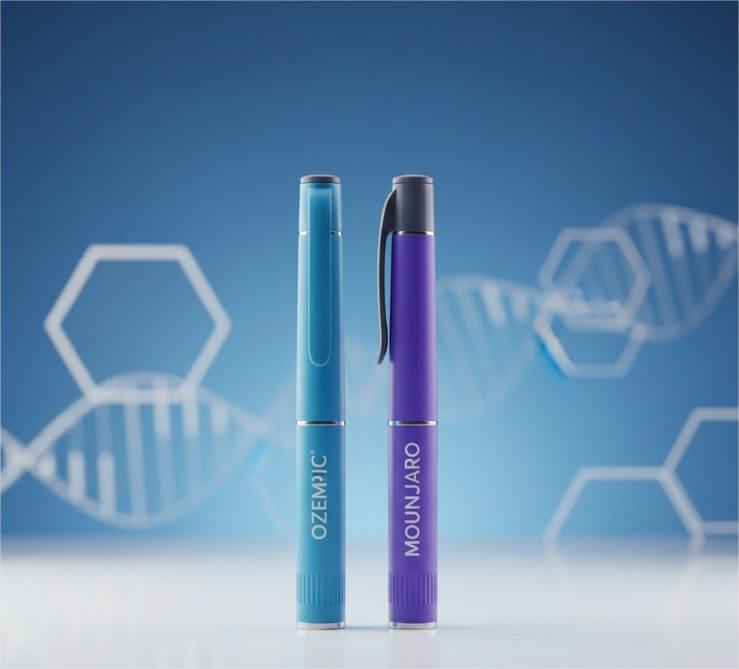 Ozempic e Mounjaro: medicamentos para diabetes tipo 2 e controle de peso